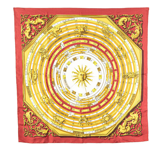 Hermès Astrologie Dies et Hore Silk Scarf