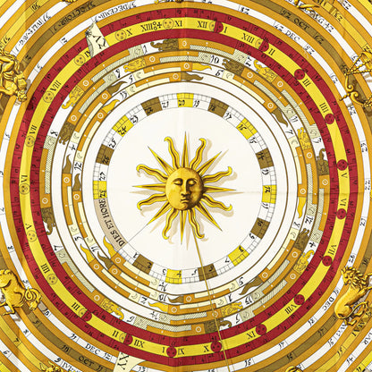 Hermès Astrologie Dies et Hore Silk Scarf