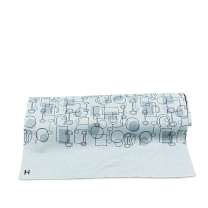 Hermès Printed Cashmere Silk Stole Scarf
