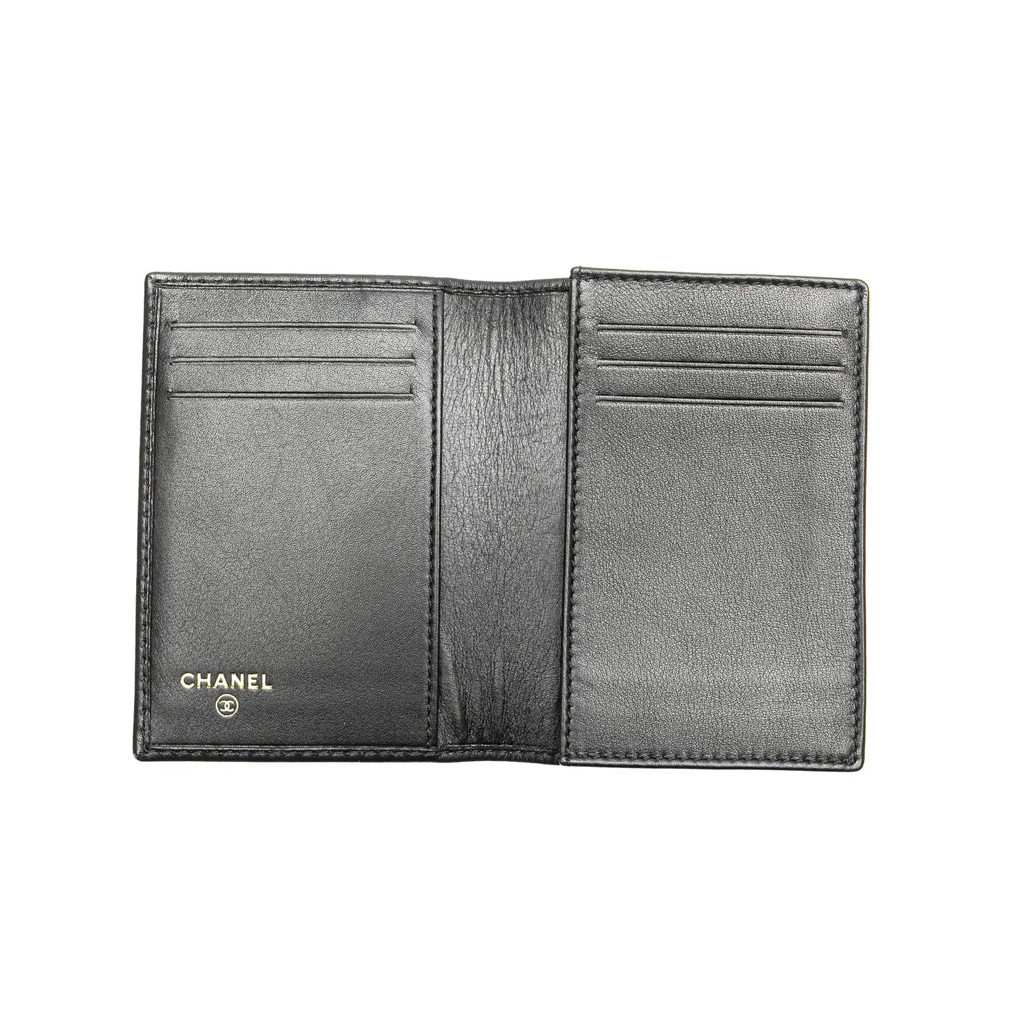 Chanel CC Calfskin Bifold Card Holder