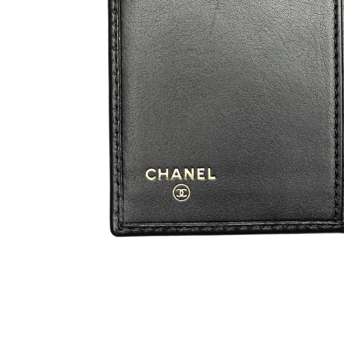 Chanel CC Calfskin Bifold Card Holder