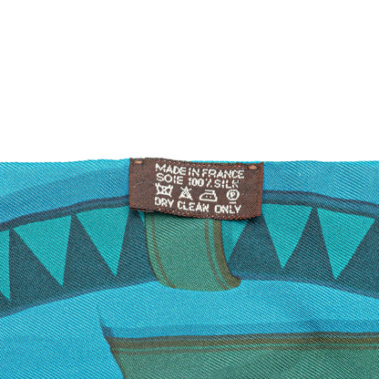 Hermès Printed Silk Twilly Scarf