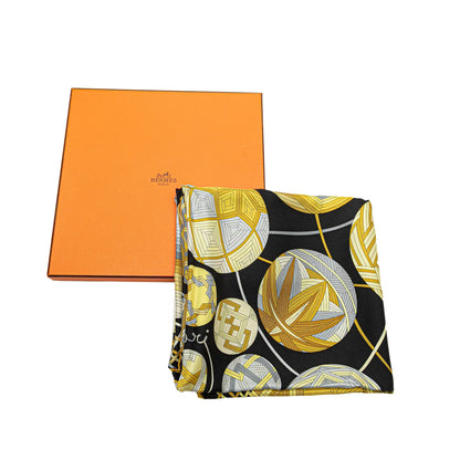Hermès L'Art du Temari Silk Scarf