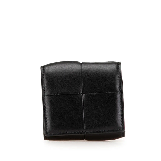 Bottega Veneta Leather Intreccio Cassette Folded Coin Purse