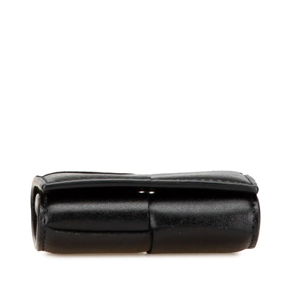 Bottega Veneta Leather Intreccio Cassette Folded Coin Purse