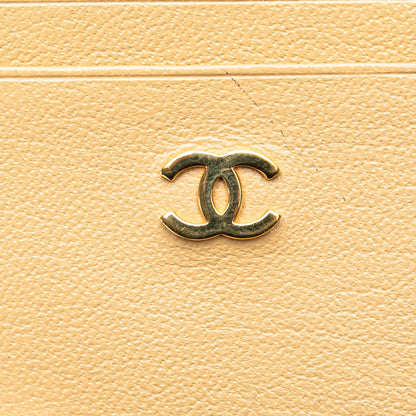 Chanel CC Calfskin Card Holder