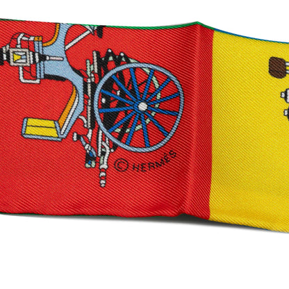 Hermès Voitures Exquises Twilly Silk Scarf