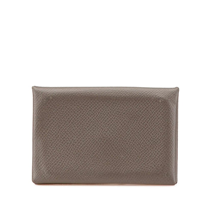 Hermès Epsom Calvi Card Holder