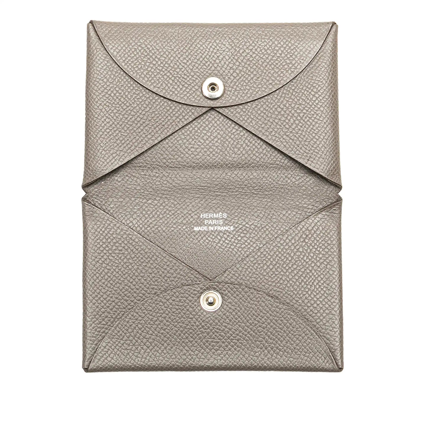 Hermès Epsom Calvi Card Holder