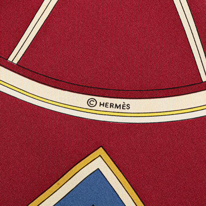 Hermès Washingtons Carriage Silk Scarf