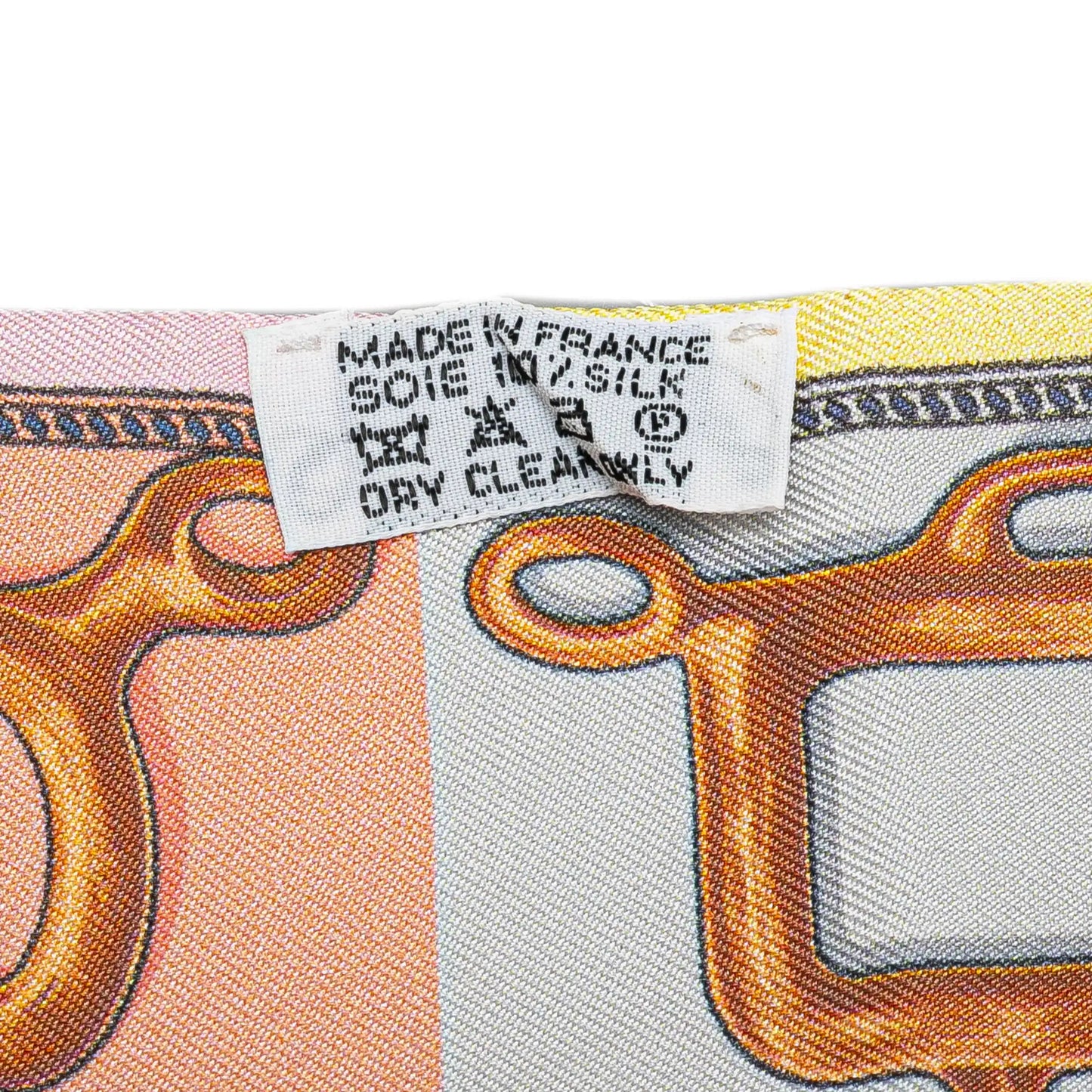 Hermès Bouclerie d Attelage Silk Twilly Scarf
