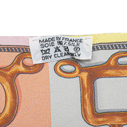 Hermès Bouclerie d Attelage Silk Twilly Scarf