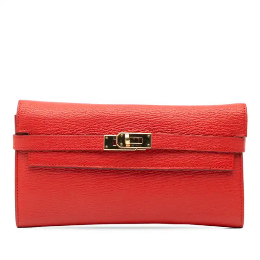 Hermès Chevre Mysore Kelly Longue Wallet