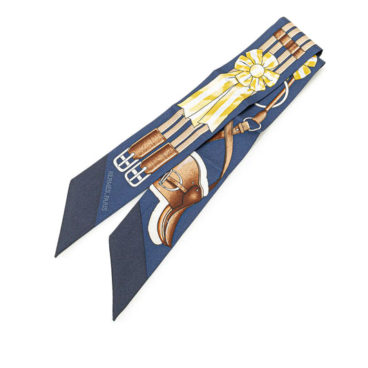 Hermès Jumping Silk Twilly Scarf