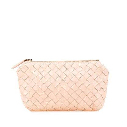 Bottega Veneta Leather Intrecciato Pouch