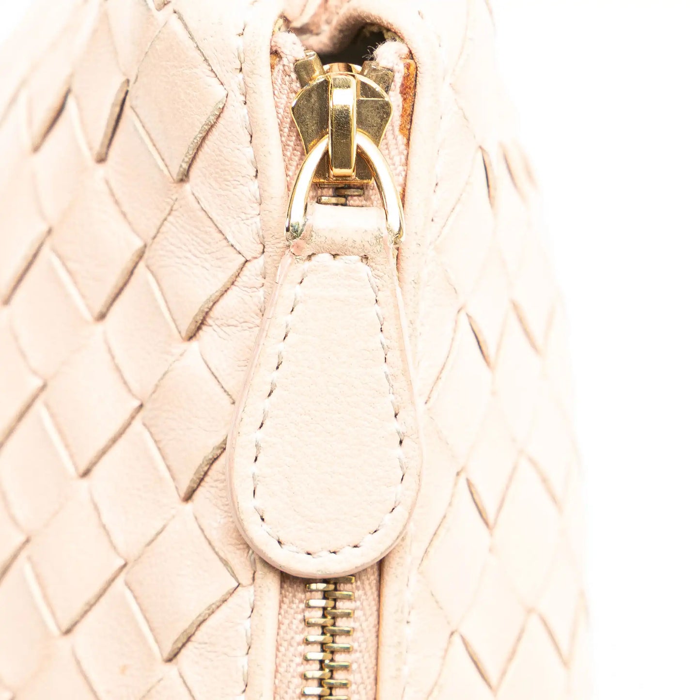 Bottega Veneta Leather Intrecciato Pouch