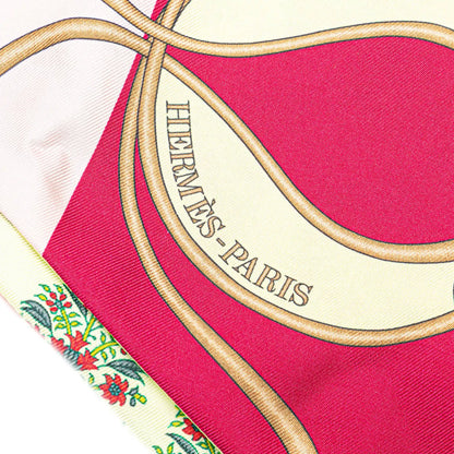 Hermès Maxi Coup De Fouet Au Bloc Silk Twilly Scarf