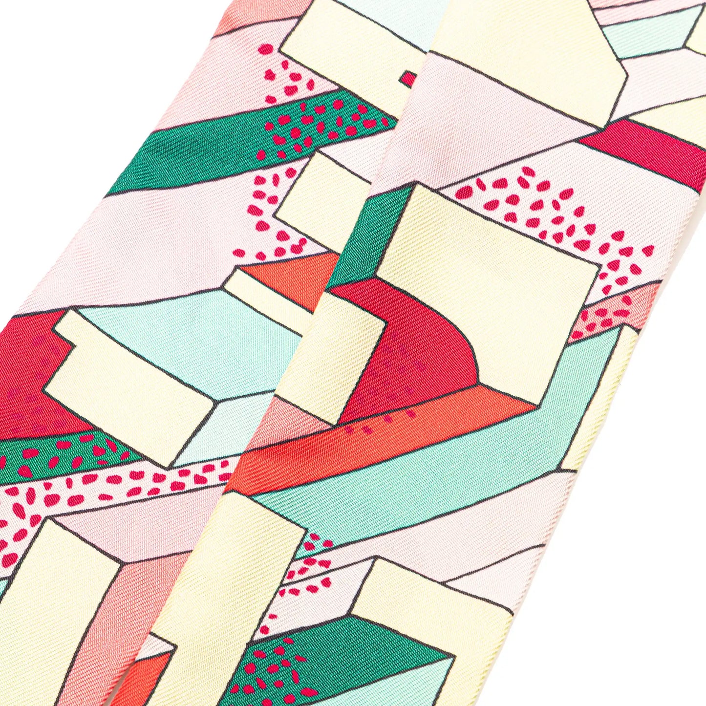Hermès On A Summer Day Silk Twilly Scarf