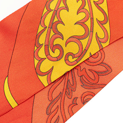 Hermès Festival Des Amazones Silk Twilly Scarf