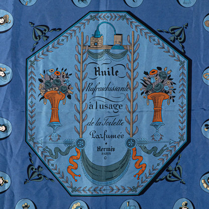 Hermès Huile Rafraichissante a L Usage de la Toilette Parfumee Silk Scarf