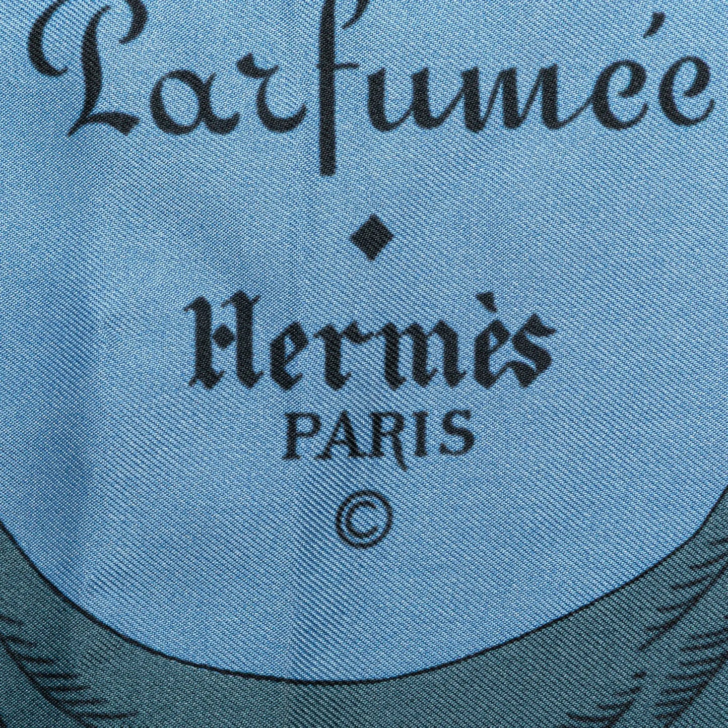 Hermès Huile Rafraichissante a L Usage de la Toilette Parfumee Silk Scarf