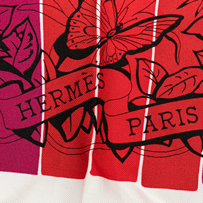 Hermès Jungle Love Rainbow Silk Scarf