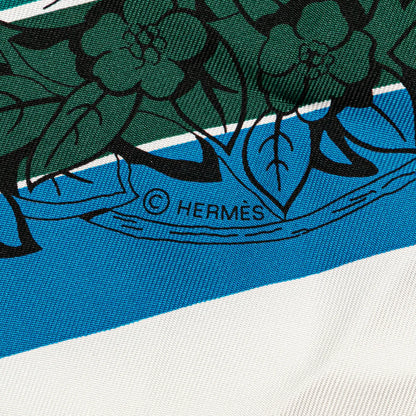Hermès Jungle Love Rainbow Silk Scarf