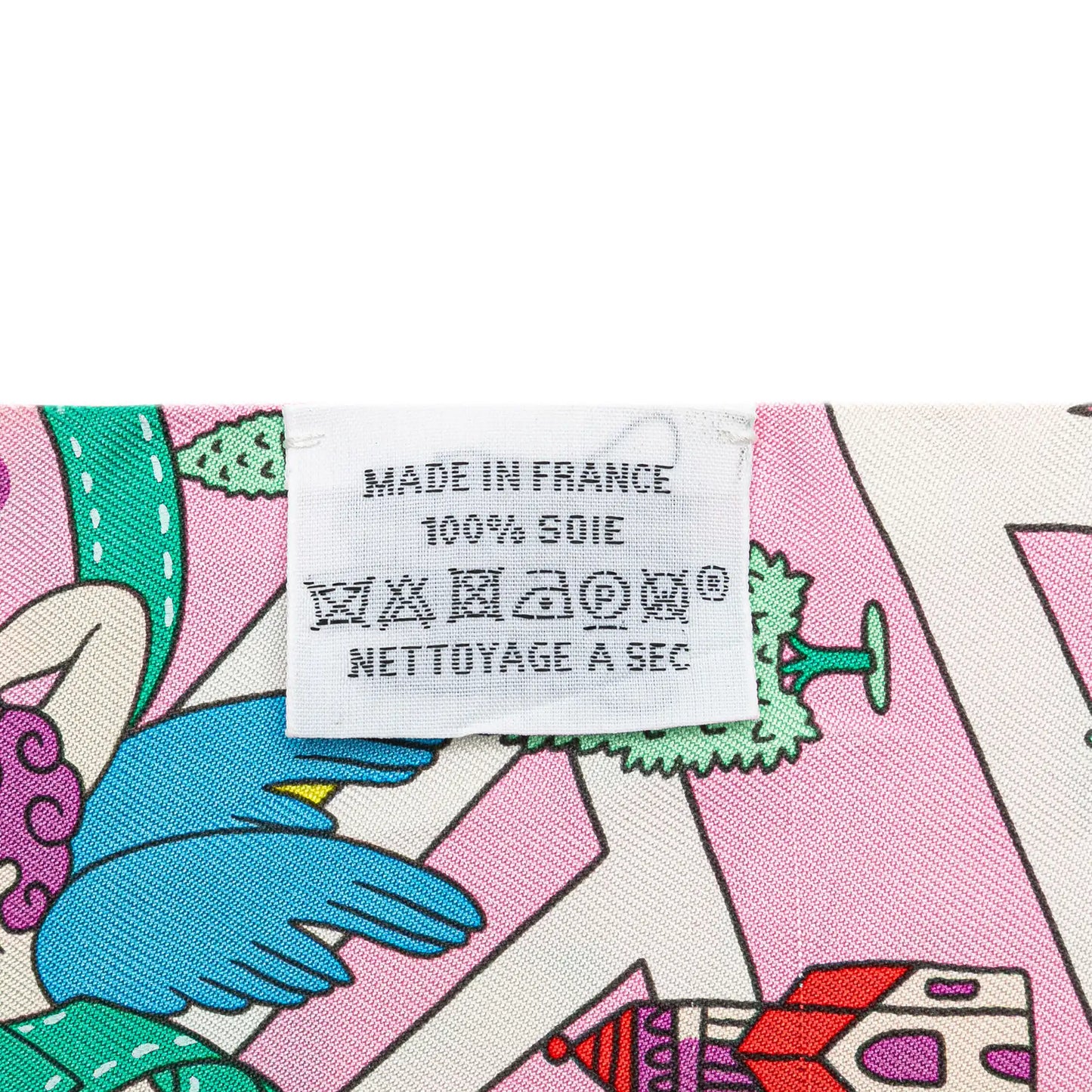 Hermès Les Nouveaux Amoureux de Paris Twilly Silk Scarf