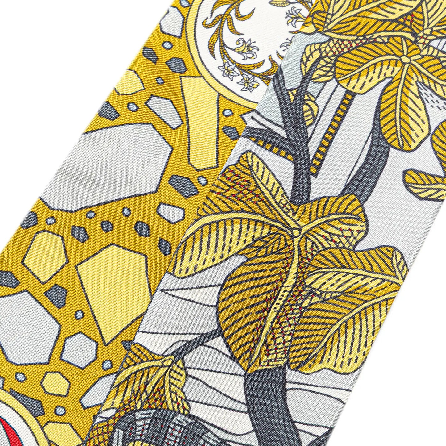 Hermès La Danse Des Amazones Twilly Silk Scarf