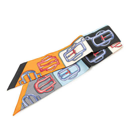 Bouclerie D'Attelage Silk Twilly Scarf