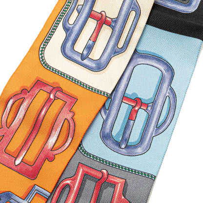 Bouclerie D'Attelage Silk Twilly Scarf