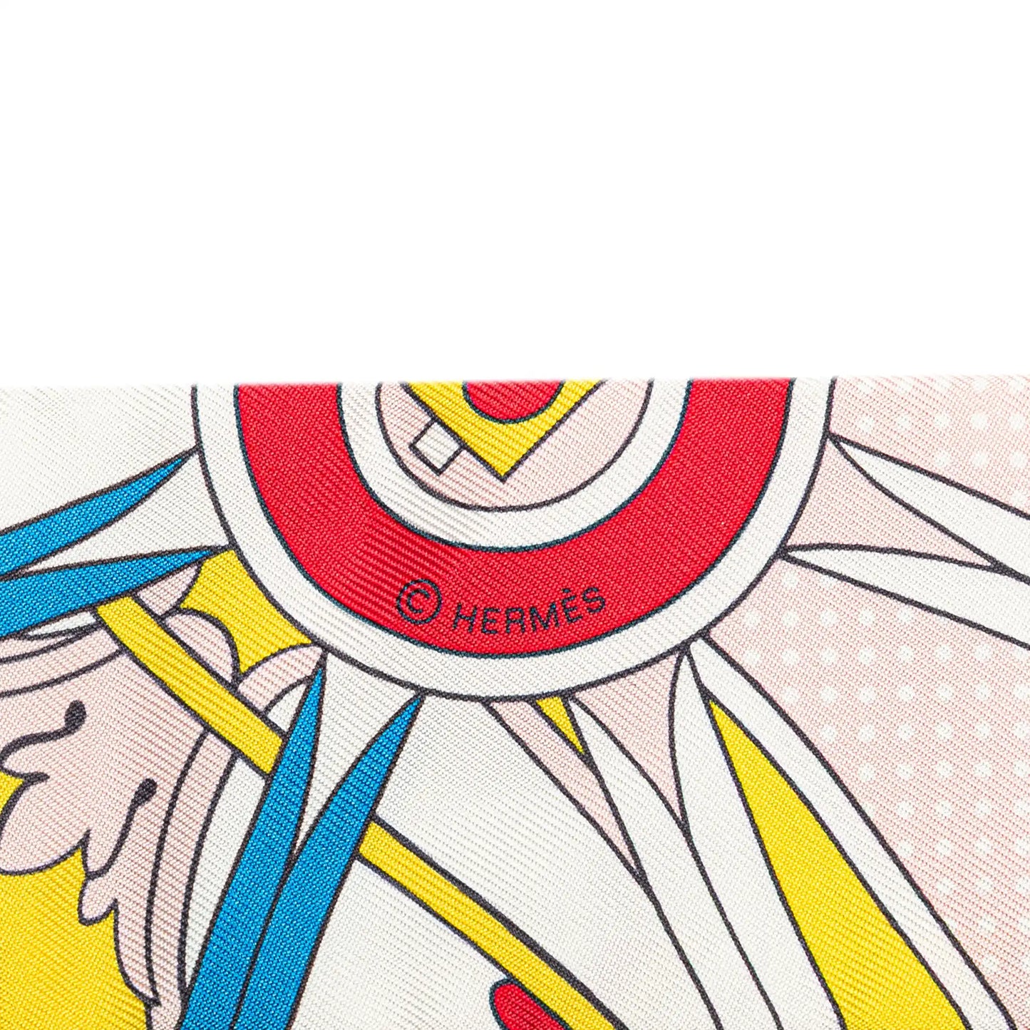 Hermès George Washington's Carriage Silk Twilly Scarf