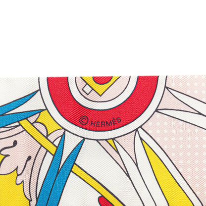 Hermès George Washington's Carriage Silk Twilly Scarf