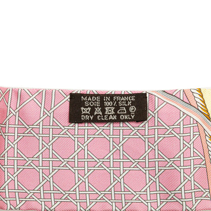 Hermès Les Voitures a Transformation Twilly Silk Scarf