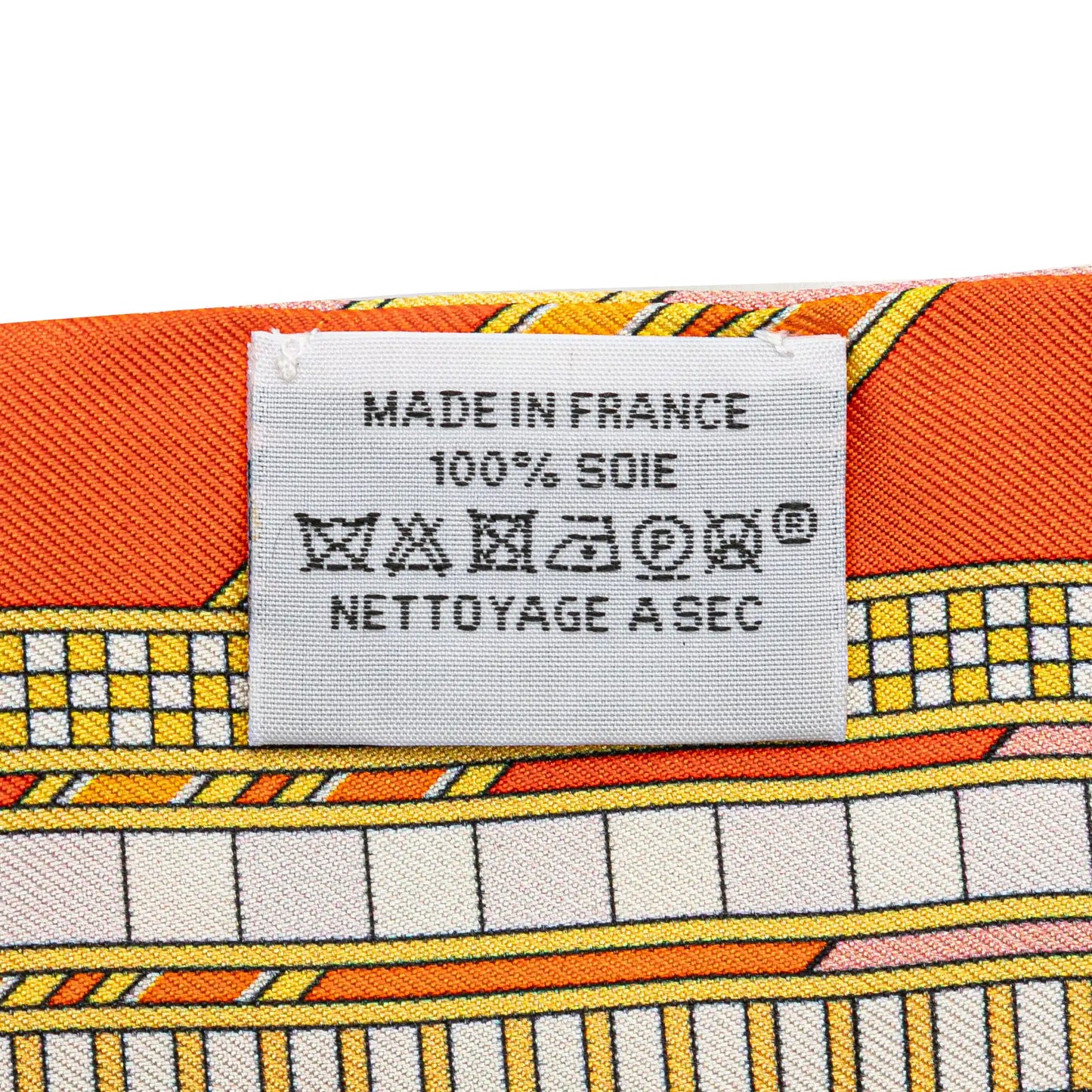Hermès Brides et Gris-Gris Silk Twilly Scarf