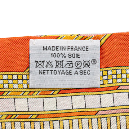 Hermès Brides et Gris-Gris Silk Twilly Scarf