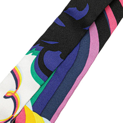 Hermès Brides de Gala Shadow Twilly Silk Scarf