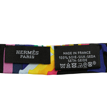 Hermès Brides de Gala Shadow Twilly Silk Scarf