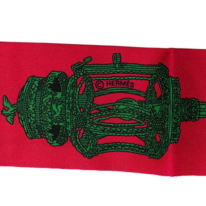 Hermès Merveilleuses Lanternes Twilly Silk Scarf