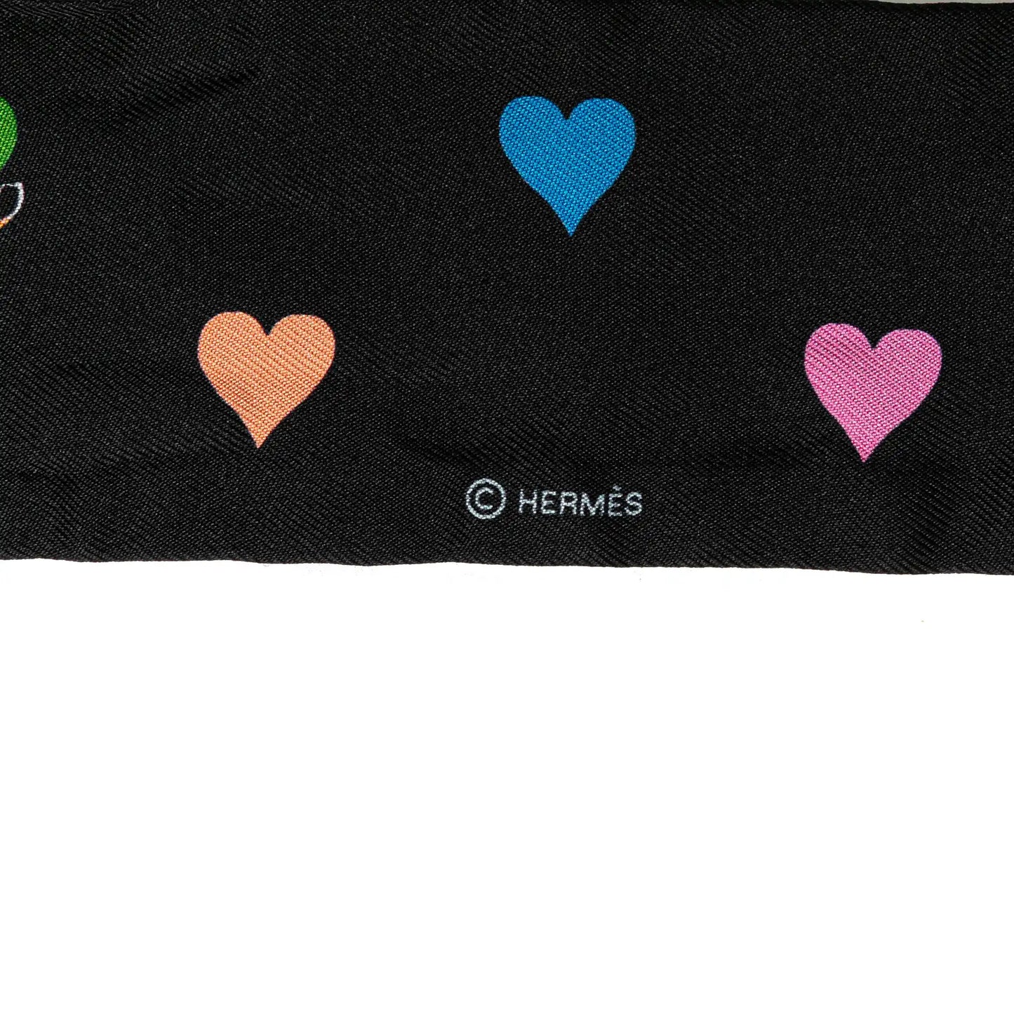 Hermès Tea Time Silk Twilly Scarf