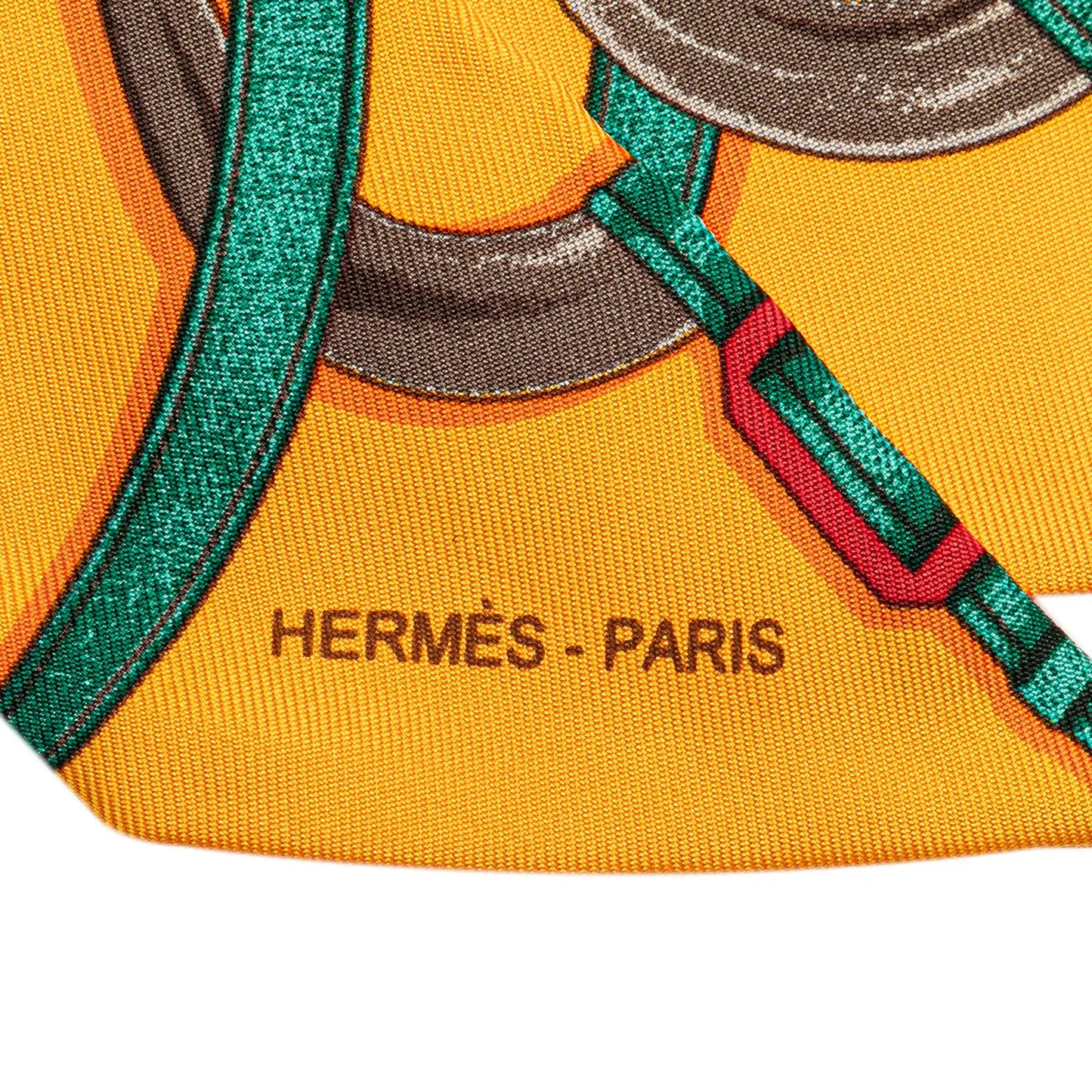 Hermès Grand Manege Silk Twilly Scarf