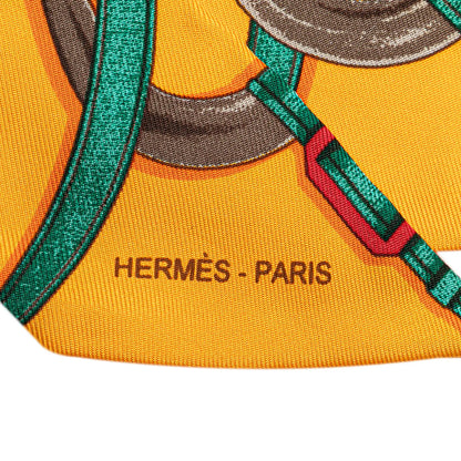 Hermès Grand Manege Silk Twilly Scarf
