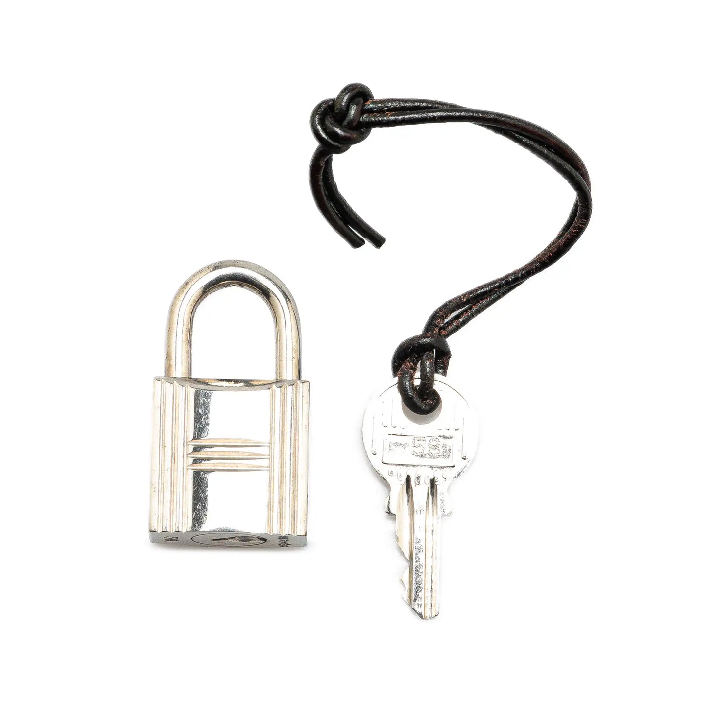 Hermès Palladium  Plated Cadena Lock and Key