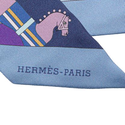 Hermès Rocabar Silk Twilly Scarf