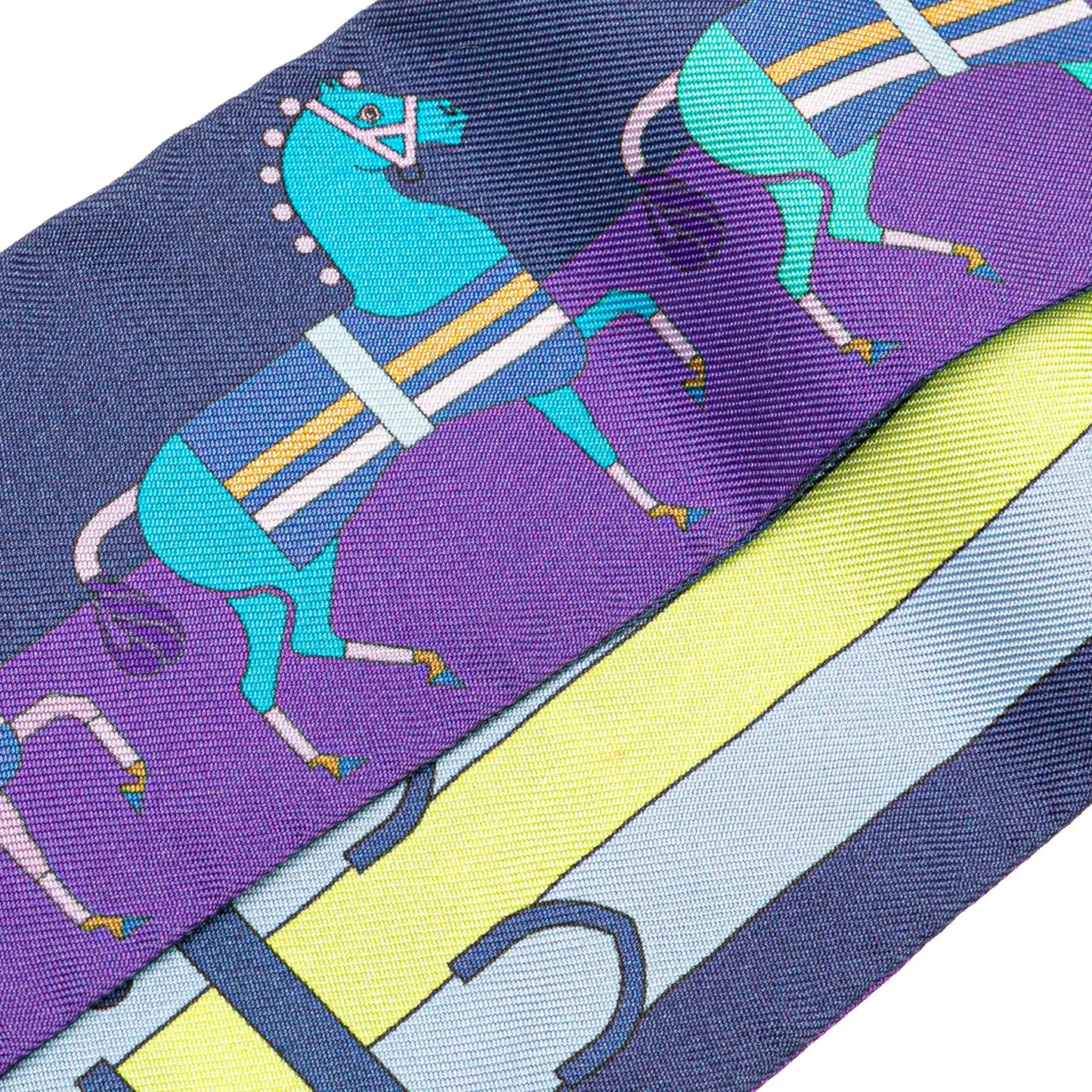Hermès Rocabar Silk Twilly Scarf