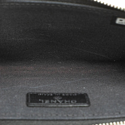 Chanel CC Quilted Lambskin Coin and Card Case