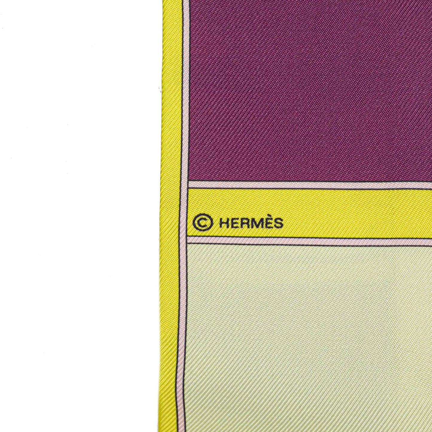 Hermès Camails Silk Twilly Scarf