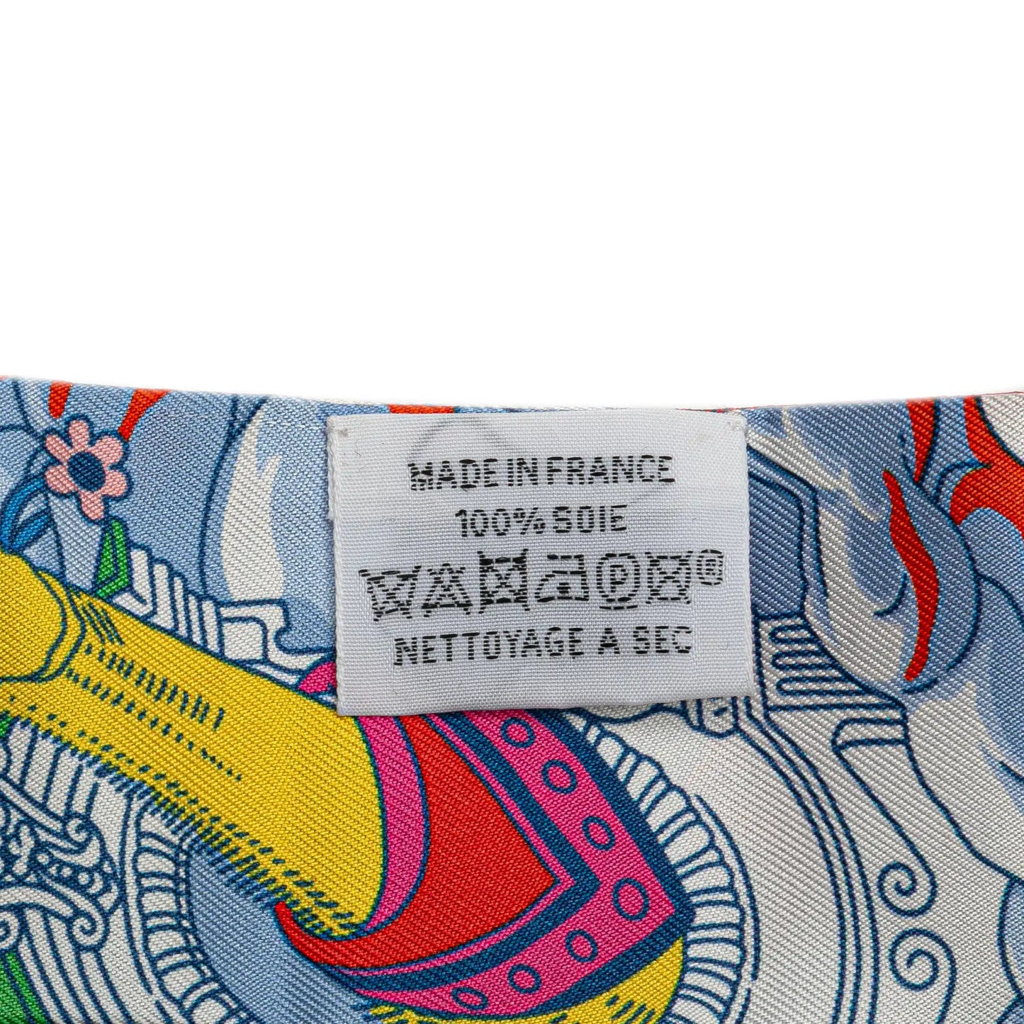 Hermès Sur Mon Nuage Silk Twilly Scarf