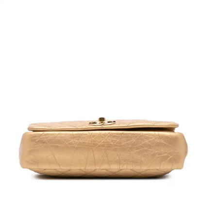 Chanel Medium Quilted Aged Calfskin Pondichery Flap