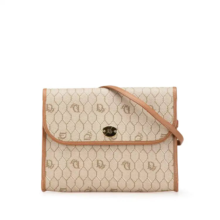 Dior Honeycomb Coated Canvas Crossbody